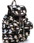 Unicorn Printed Canvas Backpack - Online Only