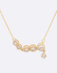 Micro Setting CZ Pendant Necklace - Online Only