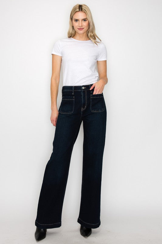 Artemis Vintage High Rise Modern Wide Jeans