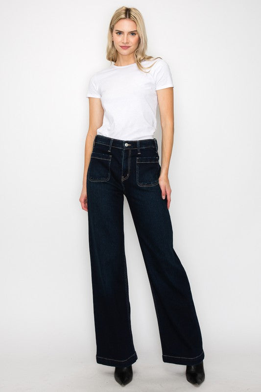 Artemis Vintage High Rise Modern Wide Jeans