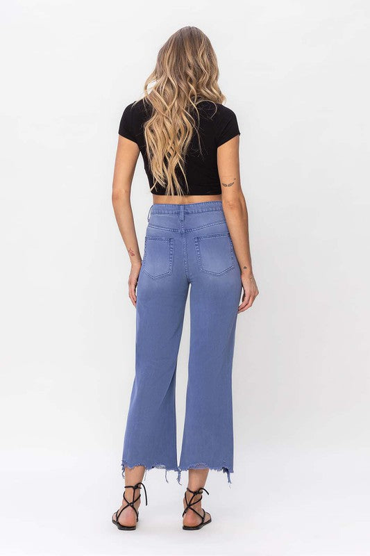 VERVET by Flying Monkey 90s Vintage Crop Flare Jeans