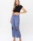 VERVET by Flying Monkey 90s Vintage Crop Flare Jeans