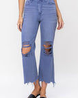 VERVET by Flying Monkey 90s Vintage Crop Flare Jeans