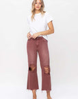 VERVET by Flying Monkey 90's Vintage High Rise Crop Flare Jeans