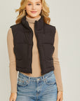 Love Tree Puffer Vest With Pockets