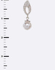 Pearl Drop Bridal Dangle Earrings - Online Only