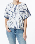 Fabina Twist Cotton Tie Dye Tee