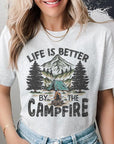 Life is Better by the Campfire Graphic Tee - Online Only