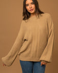 Gilli Balloon Sleeve Braid Sweater