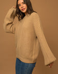 Gilli Balloon Sleeve Braid Sweater