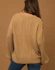 Gilli Balloon Sleeve Braid Sweater