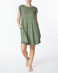 Fabina Bamboo Tulip Sleeve Dress