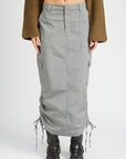 Emory Park Ruched Midi Cargo Skirt - Online Only - My Pampered Life Seattle