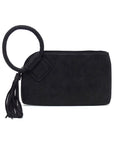 Fashion Cuff Handle Tassel Wristlet Clutch - Online Only