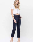 Flying Monkey Mid Rise Slim Straight Jeans