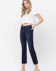 Flying Monkey Mid Rise Slim Straight Jeans