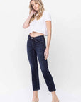 Flying Monkey Mid Rise Slim Straight Jeans