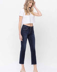 Flying Monkey Mid Rise Slim Straight Jeans