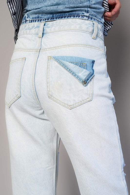 Insane Gene High Rise Premium Straight Jeans