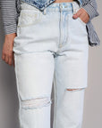 Insane Gene High Rise Premium Straight Jeans