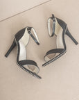 OASIS SOCIETY Dublin - Metal Stud Open Toe Heels