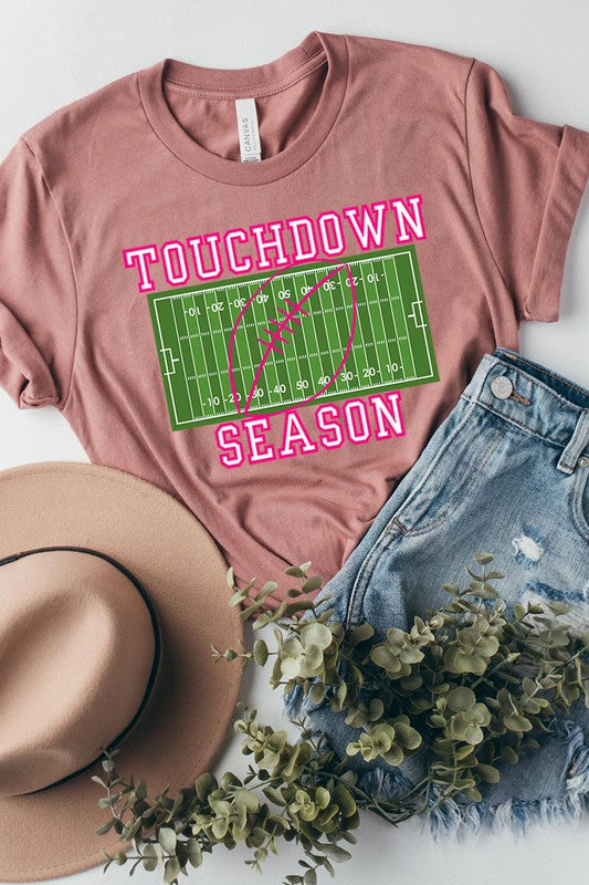 Plus Size Touchdown Graphic Tee - Online Only