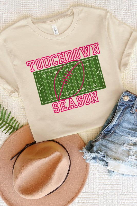 Plus Size Touchdown Graphic Tee - Online Only