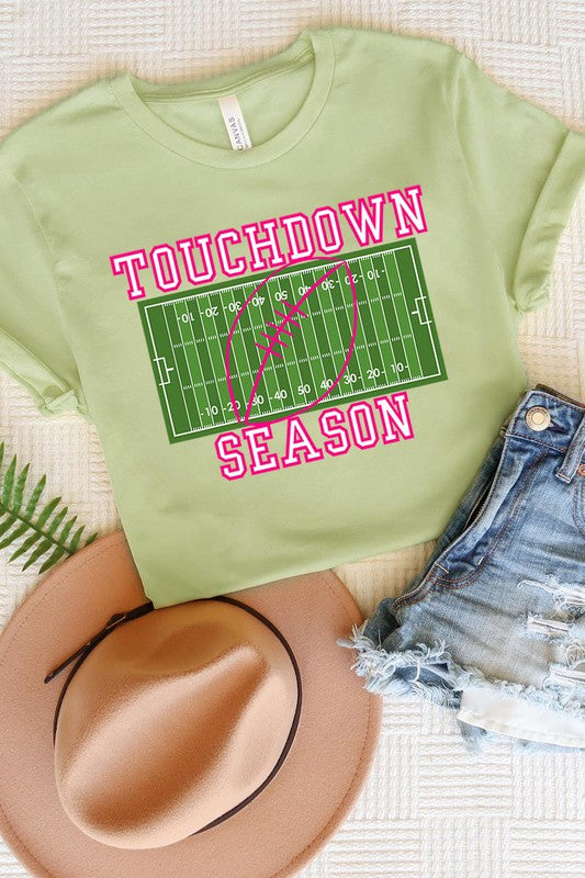 Plus Size Touchdown Graphic Tee - Online Only