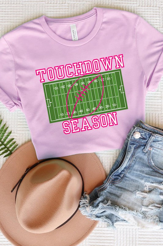 Plus Size Touchdown Graphic Tee - Online Only