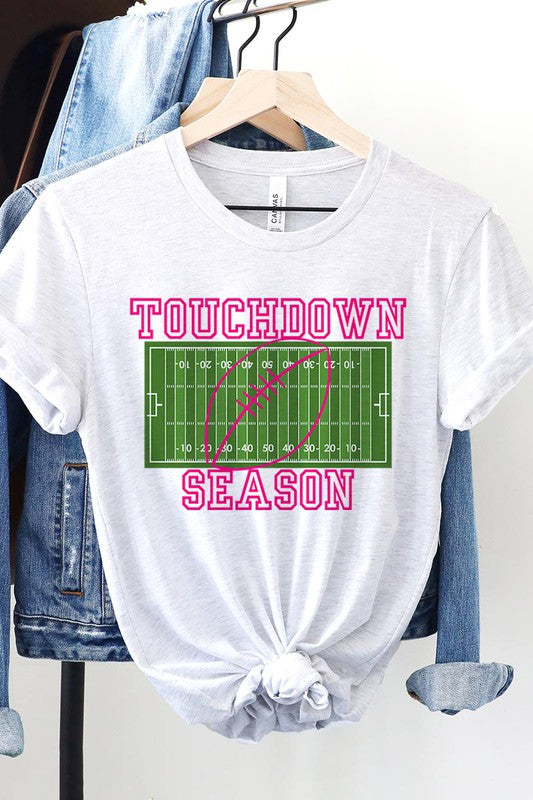 Plus Size Touchdown Graphic Tee - Online Only