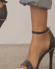 OASIS SOCIETY Dublin - Metal Stud Open Toe Heels