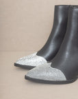 OASIS SOCIETY Zuri - Rhinestone Toed Booties