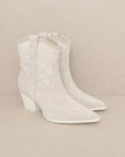 OASIS SOCIETY Cannes - Pearl Studded Western Boots