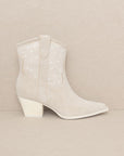 OASIS SOCIETY Cannes - Pearl Studded Western Boots