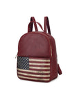 MKF Collection Briella FLAG Backpack by Mia K