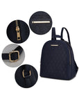 MKF Sloane Multi compartment Backpack by Mia K