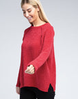 Zenana Raglan Chenille Sweater