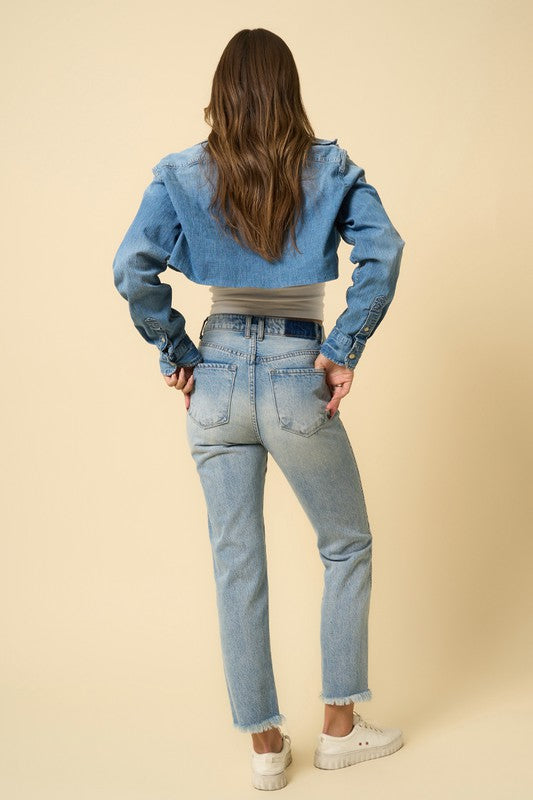 Insane Gene High Rise Straight Jeans