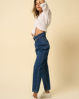 Insane Gene High Rise Flap Waisted Relaxed Jeans