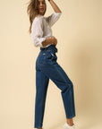 Insane Gene High Rise Flap Waisted Relaxed Jeans