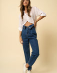 Insane Gene High Rise Flap Waisted Relaxed Jeans