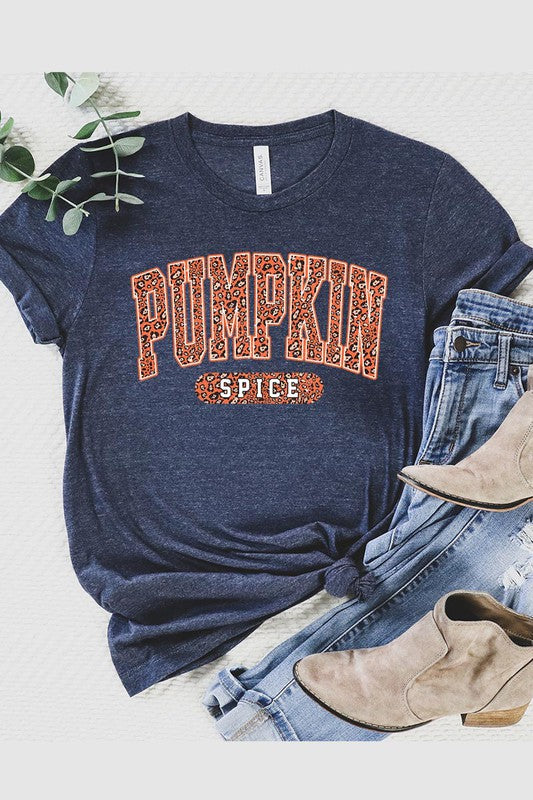 Pumpkin Spice Unisex Short Sleeve Graphic Tee - Online Only