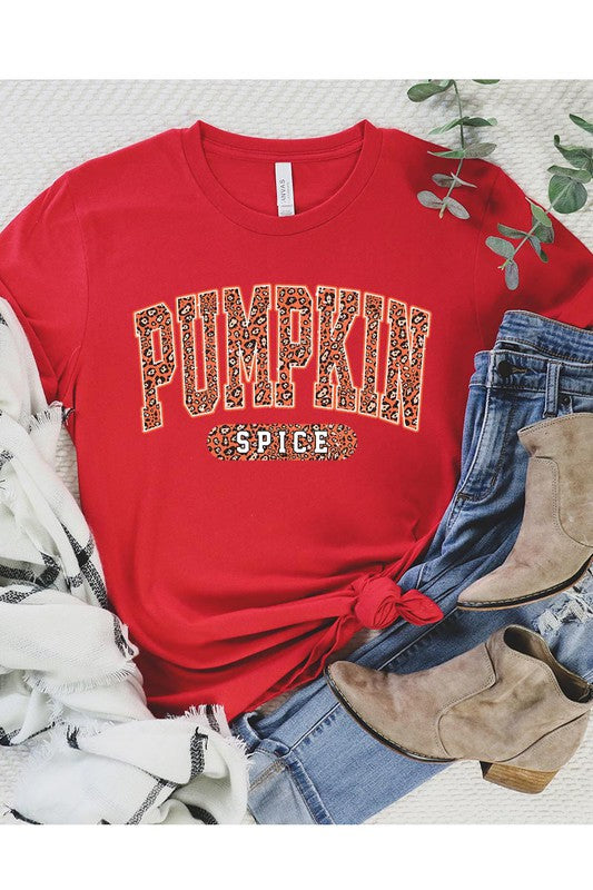 Pumpkin Spice Unisex Short Sleeve Graphic Tee - Online Only