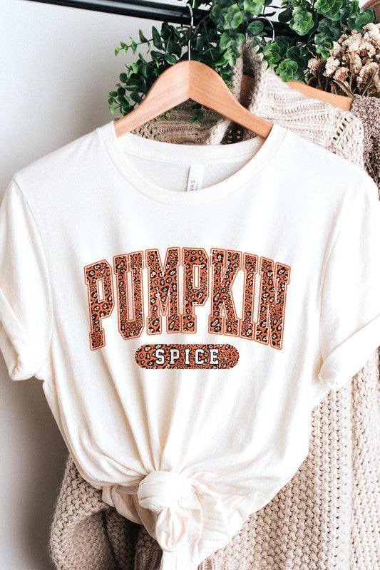 Pumpkin Spice Unisex Short Sleeve Graphic Tee - Online Only