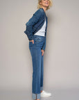 Insane Gene High Rise Cuffed Crop Boot Jeans