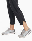 Mono B Athleisure Joggers with Curved Notch Hem