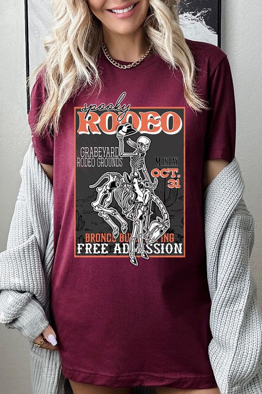 Spooky Rodeo Unisex Short Sleeve Graphic Tee - Online Only