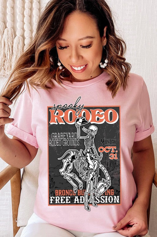 Spooky Rodeo Unisex Short Sleeve Graphic Tee - Online Only