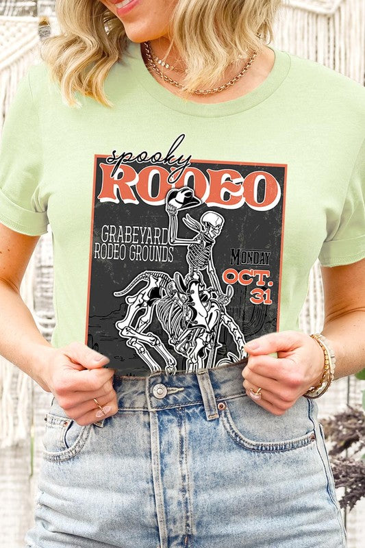 Spooky Rodeo Unisex Short Sleeve Graphic Tee - Online Only