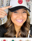 Smiley Ideal Chenille Trucker Hat